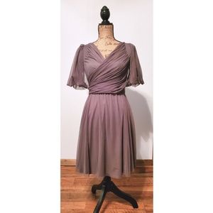 ✦Effie's Heart Tulle Grey Dress XS NWT✦